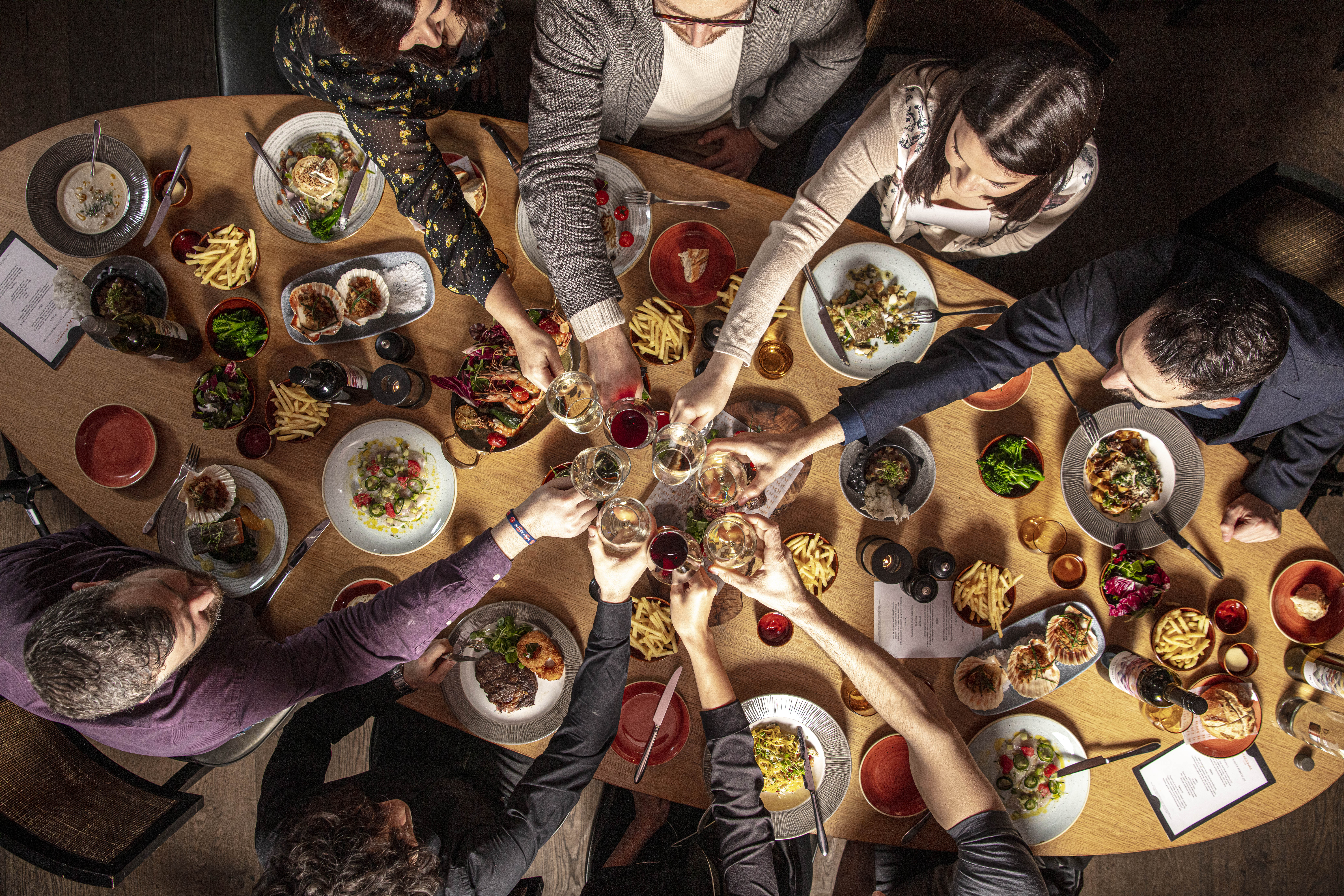 Group Dining at 100 Wardour street
